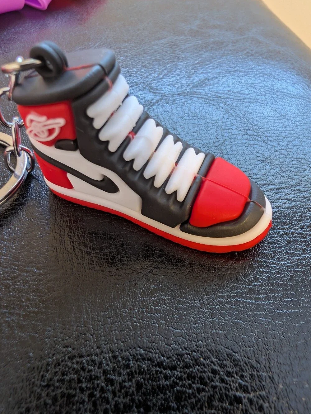 Nike Red, Blue, Purple & Pink Mini Sneaker Keychains - Set 12
